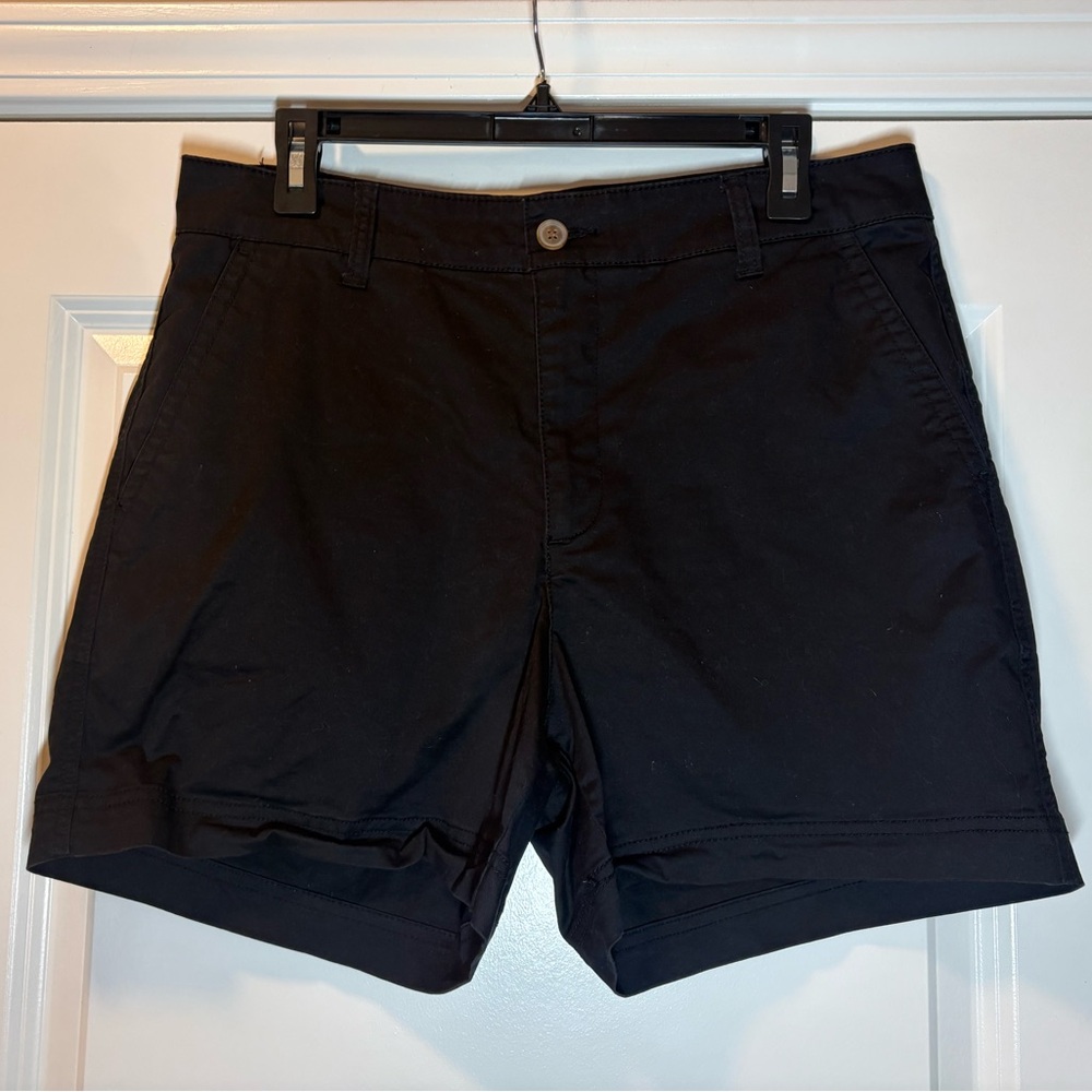GAP Women's Girlfriend‎ Khaki Black Shorts